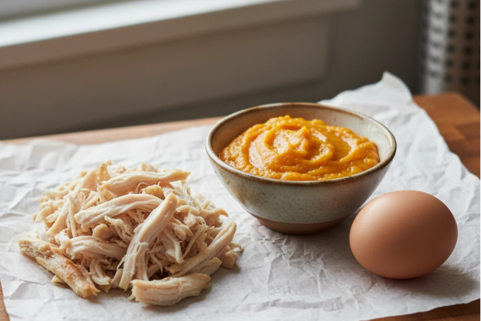 Galletas de pollo y calabaza (gatos)